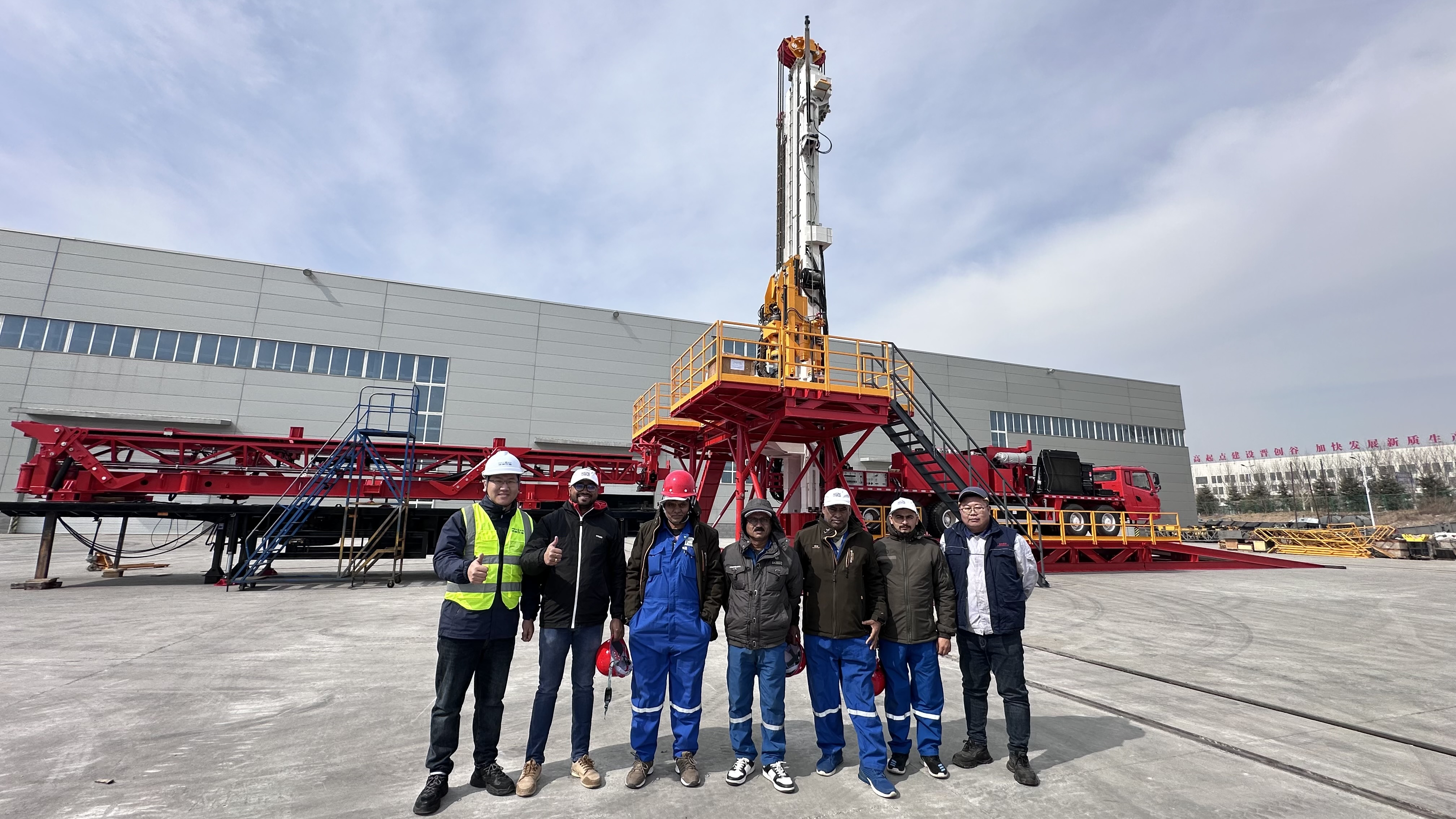 India Hydraulic Rig Training Team Visit