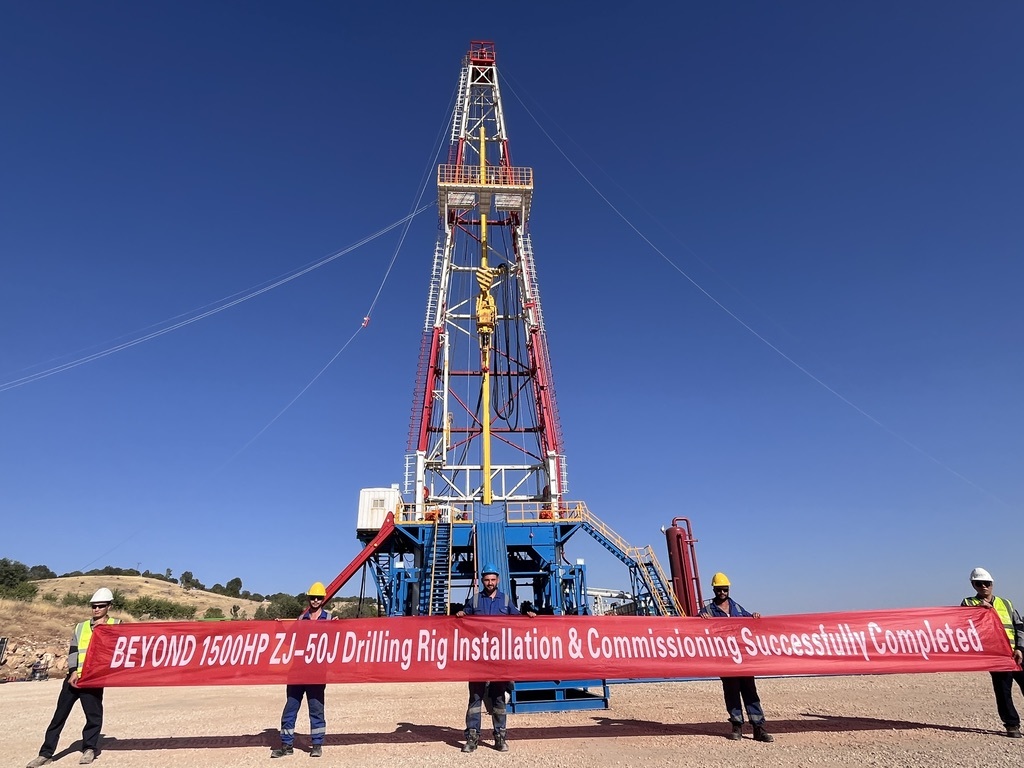 BEYOND 1500HP ZJ-50J Drlling Rig Installation & Commissioning Suecesstully Completed
